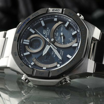Casio Edifice Bluetooth ECB-950DB-2AEF Solar LCD Uhr – Bild 2