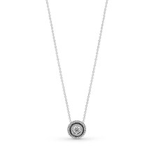 Pandora Funkelnder doppelter Kranz Halskette 399414C01-45 Pandora Funkelnder doppelter Kranz Halskette 399414C01-45