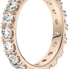 Pandora Timeless Rose Ring funkelnde Reihe 14k rosévergoldet 180050C01 54 Pandora Timeless Rose Ring funkelnde Reihe 14k rosévergoldet 180050C01 54