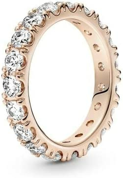 Pandora Timeless Rose Ring funkelnde Reihe 14k rosévergoldet 180050C01 54 Pandora Timeless Rose Ring funkelnde Reihe 14k rosévergoldet 180050C01 54