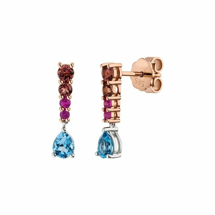 Ohrringe Elaine Firenze 14ct. Roségold 75039570E/3 Ohrringe Elaine Firenze 14ct. Roségold 75039570E/3