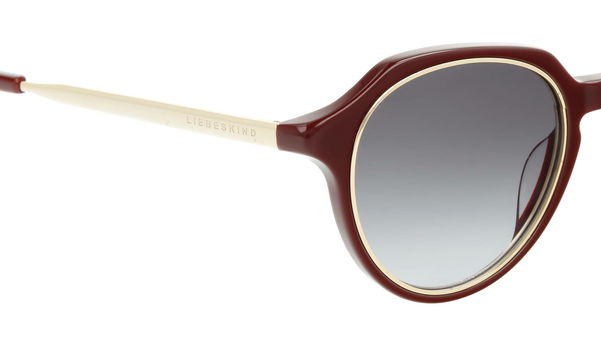 Liebeskind Damen Sonnenbrille Bordeaux/gold 48-20-140 10255-00310 Liebeskind Damen Sonnenbrille Bordeaux/gold 48-20-140 10255-00310