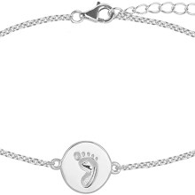 Xenox Silver Damen Armband Baby Fußabdruck XS3489 Xenox Silver Damen Armband Baby Fußabdruck XS3489