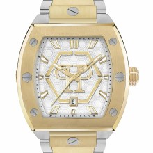 Philipp Plein Herrenuhr The Hexagon Phantom Silber PWPUA0925 Philipp Plein Herrenuhr The Hexagon Phantom Silber PWPUA0925