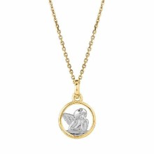 Xenox Damen Halskette mit Engel Anhänger 38cm Gold XS3500GK Xenox Damen Halskette mit Engel Anhänger 38cm Gold XS3500GK