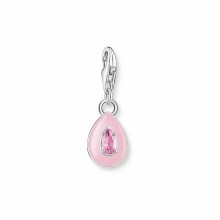 Thomas Sabo Damen rosa Tropfen-Anhänger Silber 2028-041-9 Thomas Sabo Damen rosa Tropfen-Anhänger Silber 2028-041-9