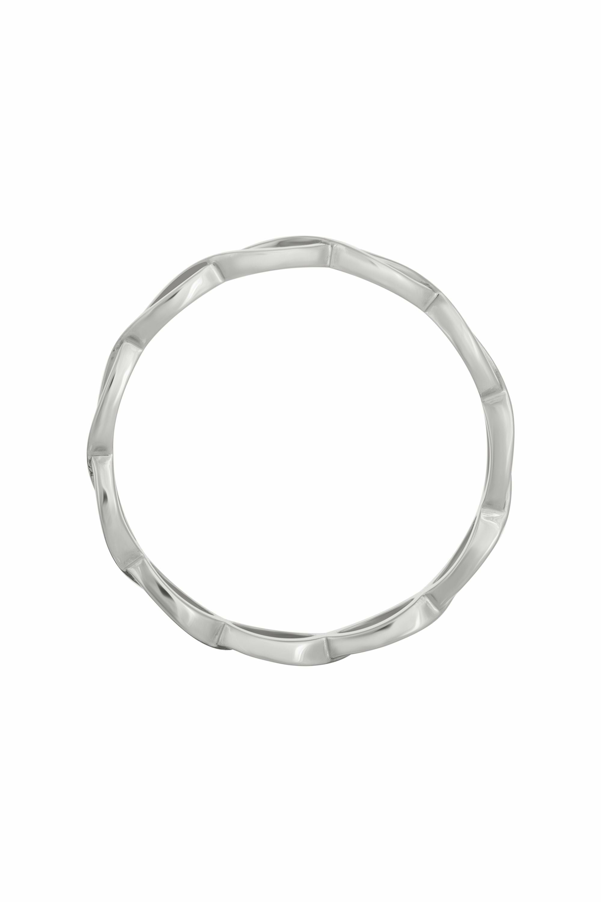 Ring 925/- Sterling Silber rhodiniert Cut Outs Stacking 41184877510750 – Bild 3