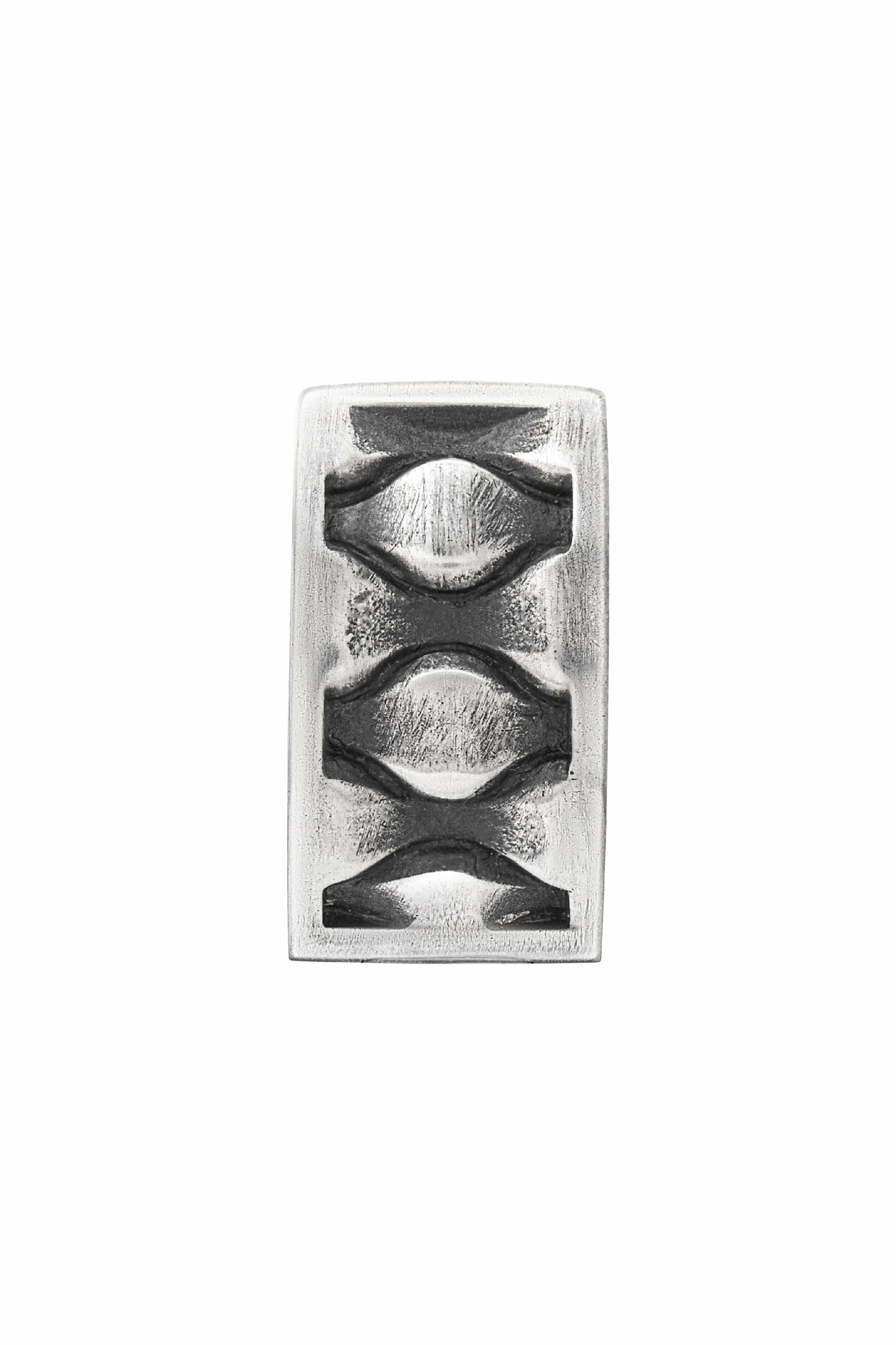 Single Ohrring 925 Silber rhodiniert matt oxidiert 41183803244638 Single Ohrring 925 Silber rhodiniert matt oxidiert 41183803244638