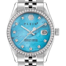 Philipp Plein Damenuhr Date Superlative Silber Philipp Plein Damenuhr Date Superlative Silber