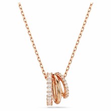 Swarovski Halskette Damen Hyperbola Pendant 3 Row weiß roségold 5701494 Swarovski Halskette Damen Hyperbola Pendant 3 Row weiß roségold 5701494