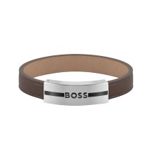 BOSS Jewelry Lederarmband Kollektion LUKE Braun - 1580496M BOSS Jewelry Lederarmband Kollektion LUKE Braun - 1580496M