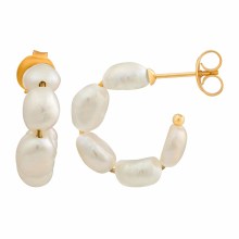 Creolen 925 Silber vergoldet mit Perlen 41185173274718 Creolen 925 Silber vergoldet mit Perlen 41185173274718