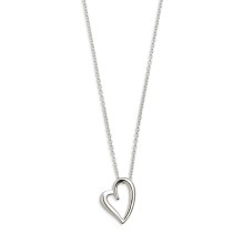 Xenox Damen Halskette Love Story mit Herz Charm Collier Silber XS2796 Herz Xenox Damen Halskette Love Story mit Herz Charm Collier Silber XS2796 Herz