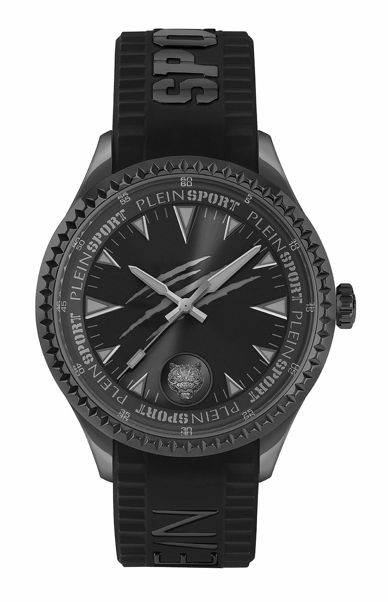Plein Sport Herren Uhr Lineman PS5BA0424 Schwarz Silikon 45 mm Plein Sport Herren Uhr Lineman PS5BA0424 Schwarz Silikon 45 mm