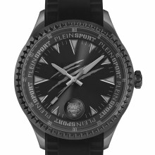 Plein Sport Herren Uhr Lineman PS5BA0424 Schwarz Silikon 45 mm Plein Sport Herren Uhr Lineman PS5BA0424 Schwarz Silikon 45 mm