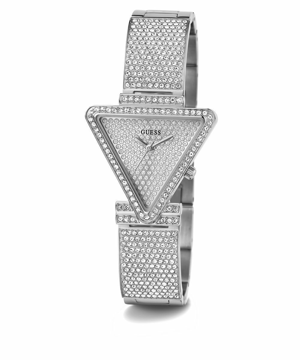 Guess Damen Armbanduhr Fame Triangle silber 34 mm GW0644L1 Guess Damen Armbanduhr Fame Triangle silber 34 mm GW0644L1