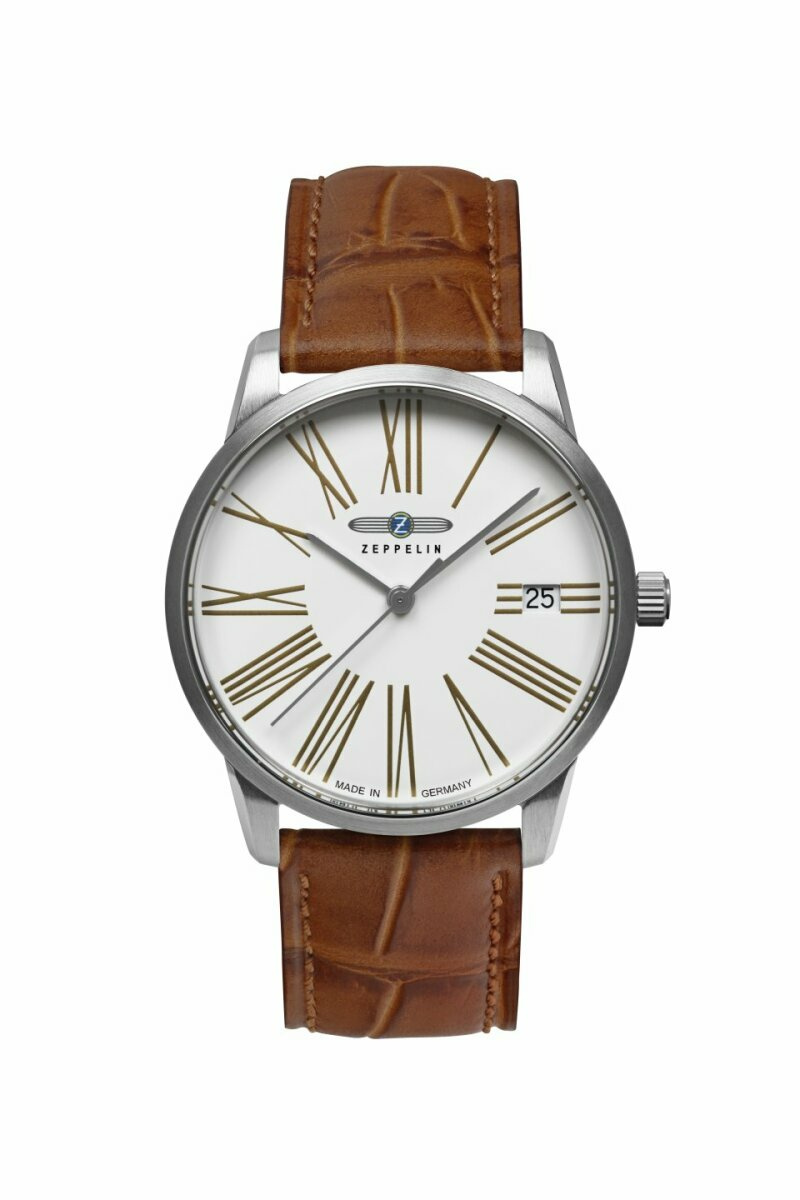 Zeppelin Damenuhr Flatline Analoguhr inkl. Ersatzband 83474 – Bild 2