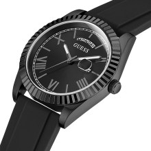 Guess Herren Armbanduhr CONNOISSEUR 42 mm Armband Silikon GW0335G1 Guess Herren Armbanduhr CONNOISSEUR 42 mm Armband Silikon GW0335G1