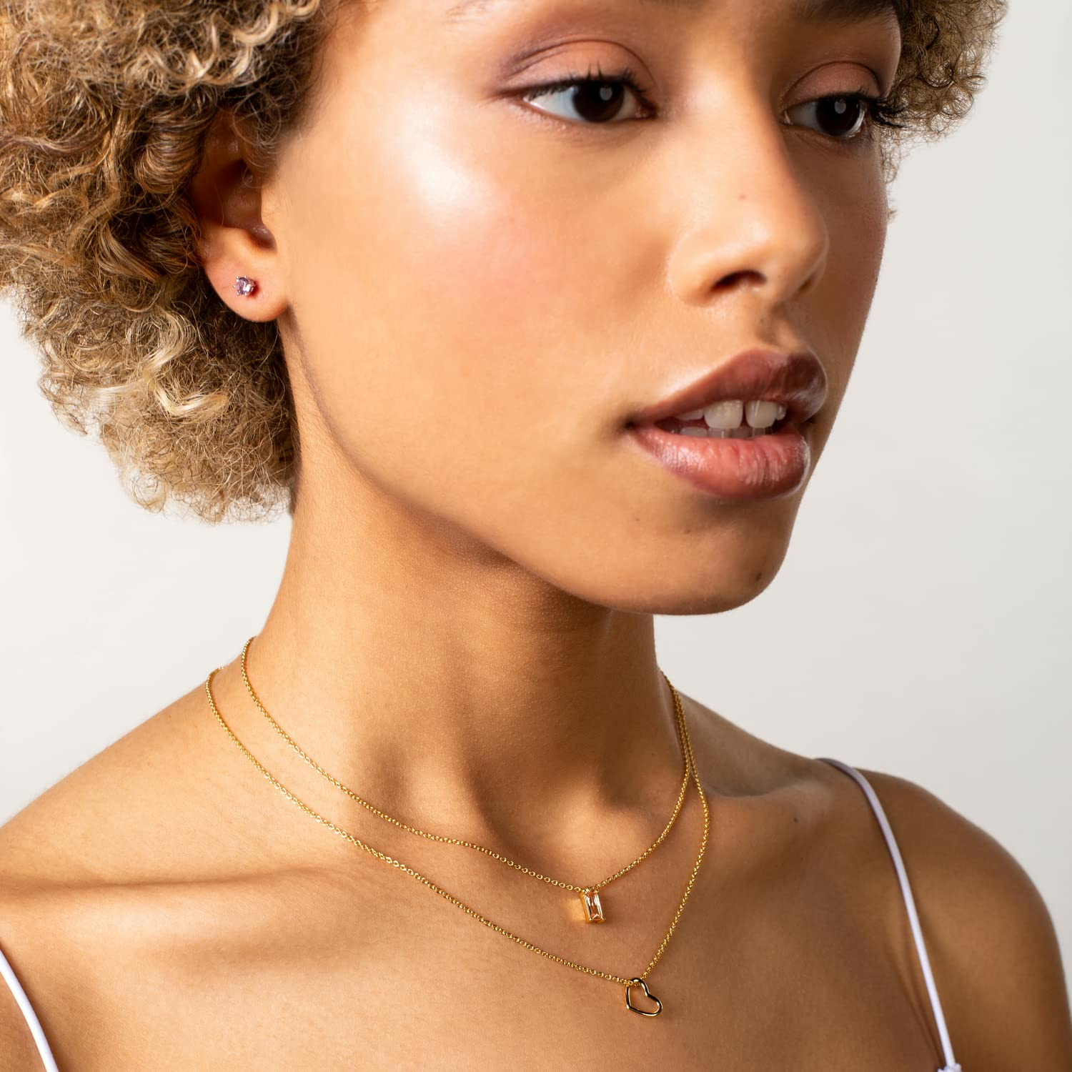 Xenox Damen 925 Sterling Silber Halskette XS1756G – Bild 2