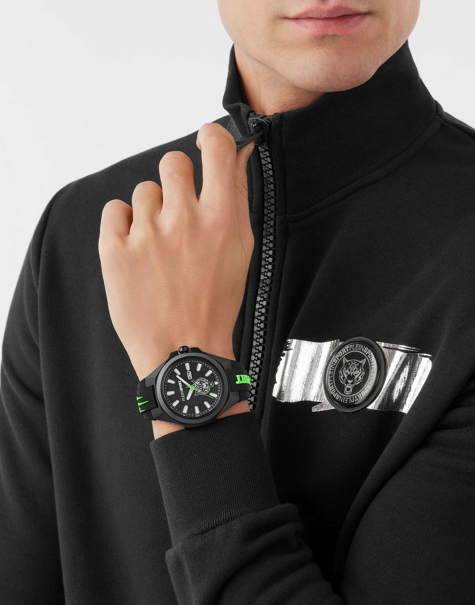 Plein Sport Uhr Herren TIGERMASTER PS7BA0524 Schwarz – Bild 3