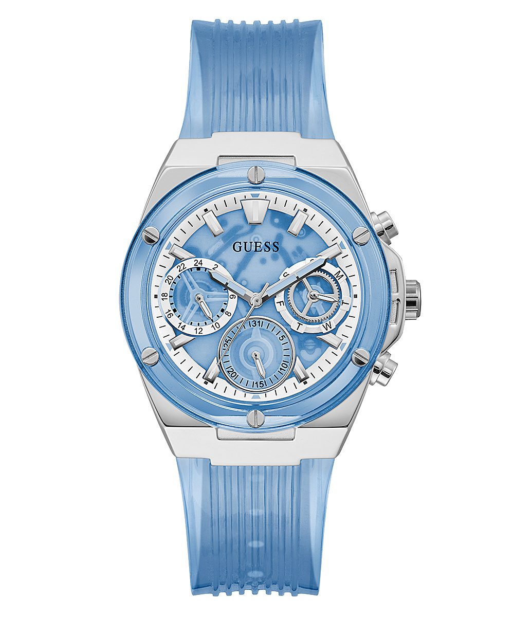 Guess Damen Armbanduhr 39 mm Armband Silikon ECO-FRIENDLY BLUE BIO-BASED GW0409L – Bild 2