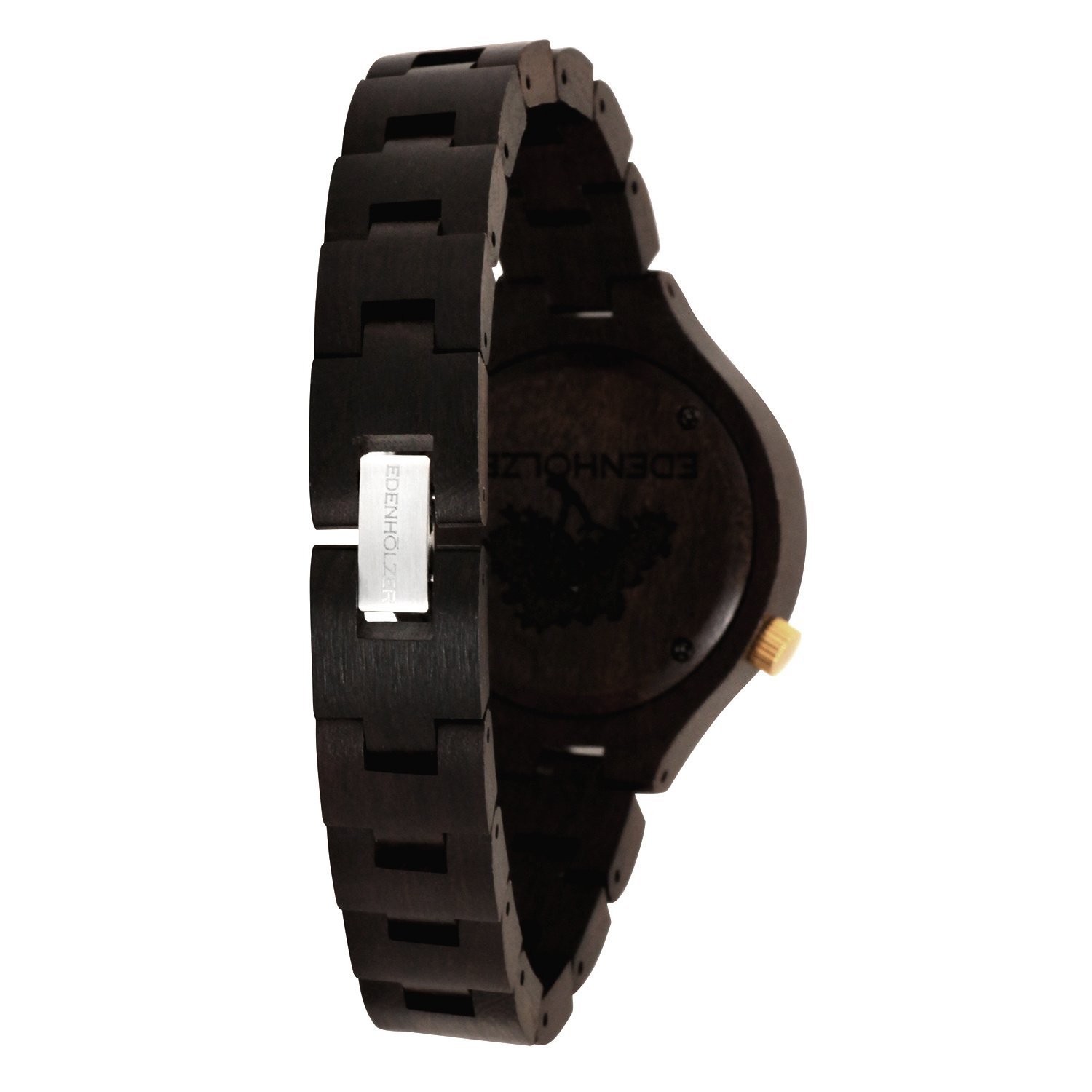 Edenhölzer Holzuhr Damen Armbanduhr Holzarmband Uhr Hardlex Isla Saona Natur – Bild 3