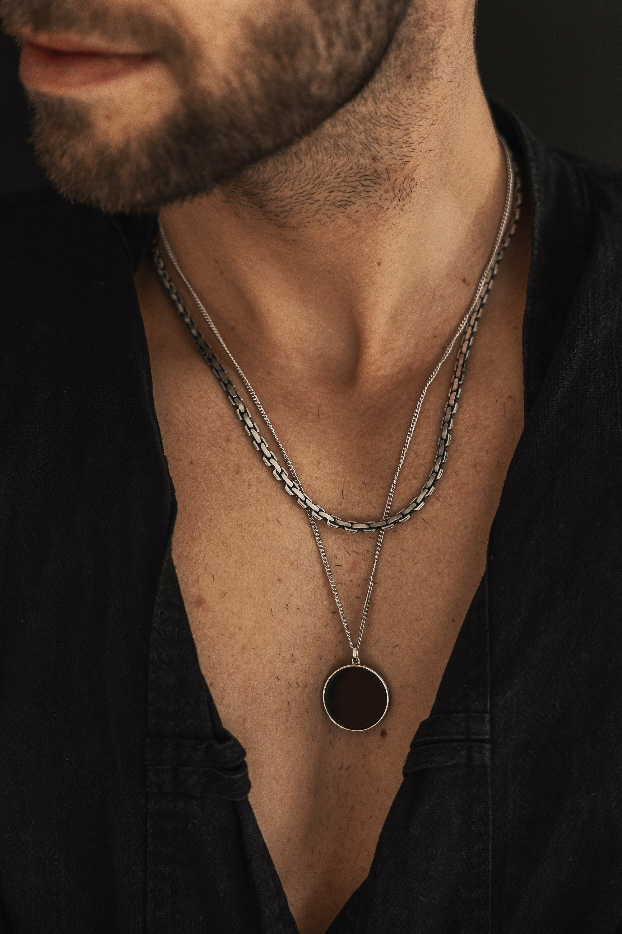 Kette 925 Sterling Silber oxidiert Ankerkette 41185115439198 – Bild 3