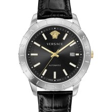 Versace Herren Armbanduhr Univers 43 mm Datumsfenster Armband Leder VE2D00221 Versace Herren Armbanduhr Univers 43 mm Datumsfenster Armband Leder VE2D00221