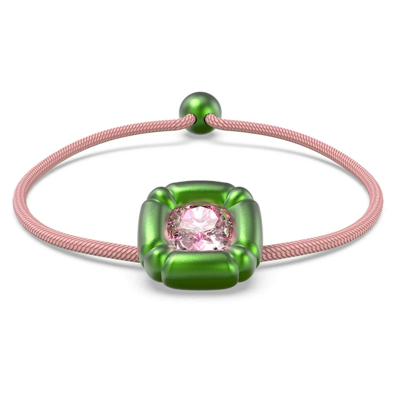 Swarovski Damen Dulcis Armband Kissenschliff, Grün-Pink 5613643 – Bild 3