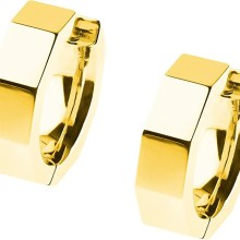 Ernstes Design Damen Creolen evia Ohrringe Gold E604 Ernstes Design Damen Creolen evia Ohrringe Gold E604