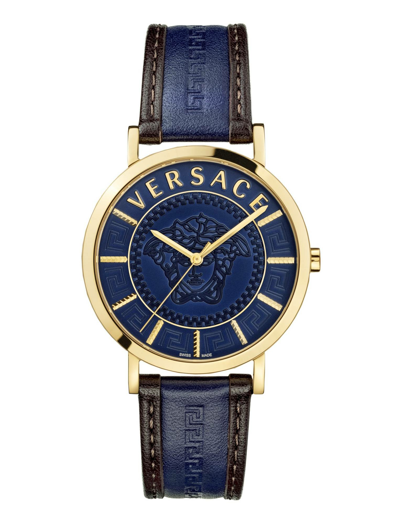 Versace Damen Armbanduhr V-Essential 40 mm Medusa mit Gravur auf dem Zifferblat... – Bild 3