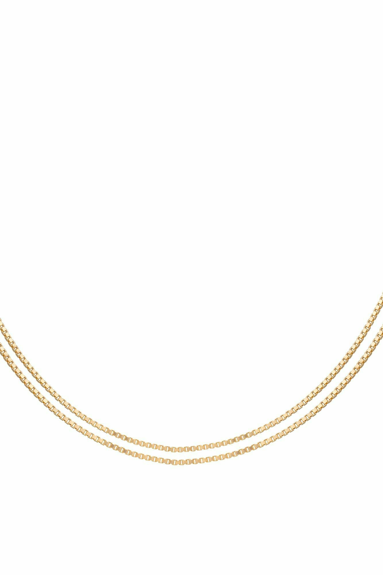 Collier 925/- Sterling Silber Venezianer Kette vergoldet zweireihig 411846782485... Collier 925/- Sterling Silber Venezianer Kette vergoldet zweireihig 411846782485...