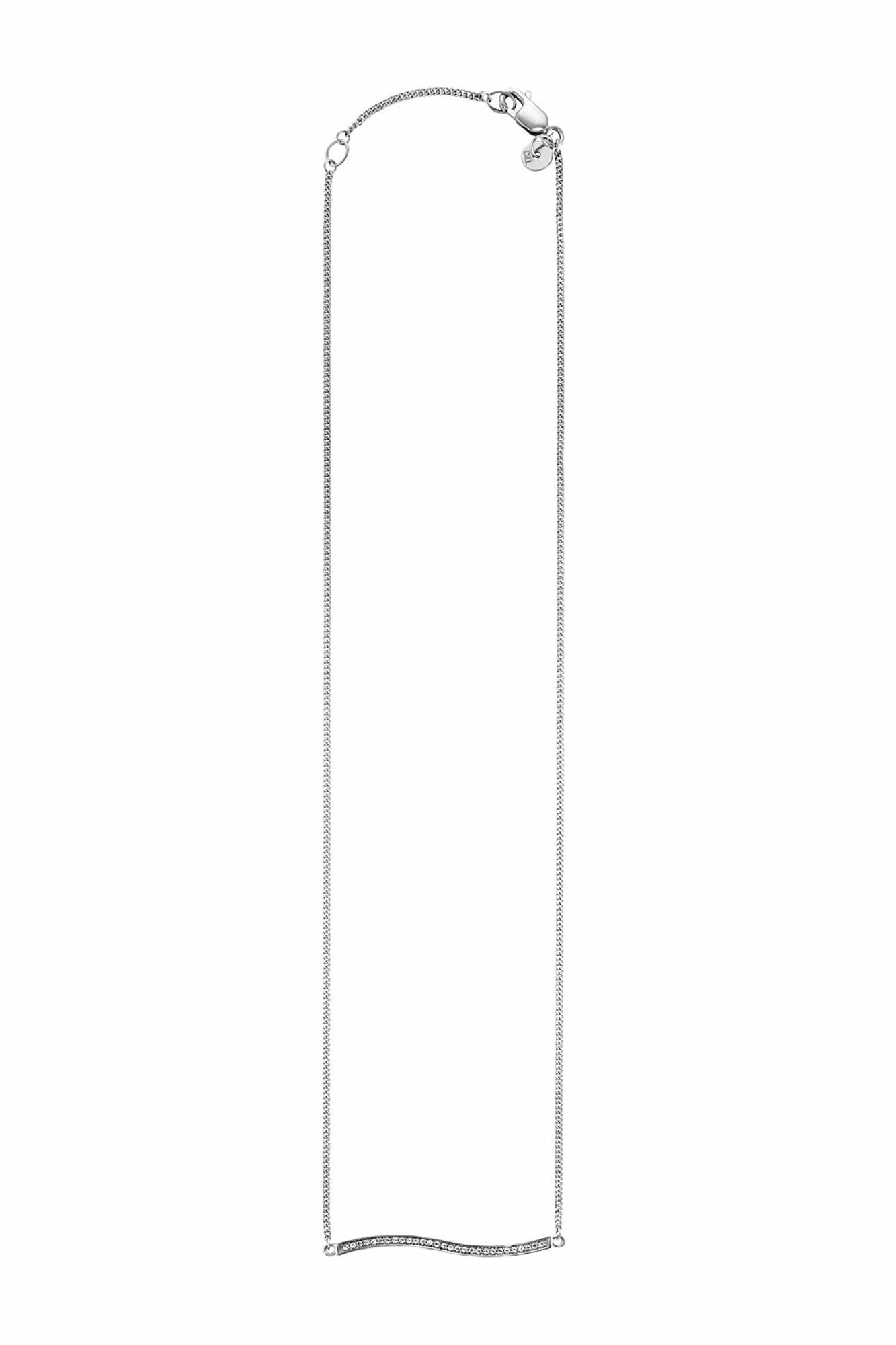 Halskette 925 Sterling Silber rhodiniert mit Weißtopas 41183807930462 Halskette 925 Sterling Silber rhodiniert mit Weißtopas 41183807930462