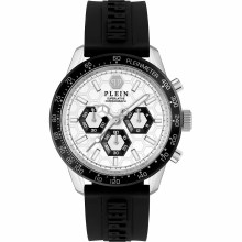 Philipp Plein Uhr Herren Chronograph Pleinmeter Weiß/Silber PWPYA0124 Philipp Plein Uhr Herren Chronograph Pleinmeter Weiß/Silber PWPYA0124