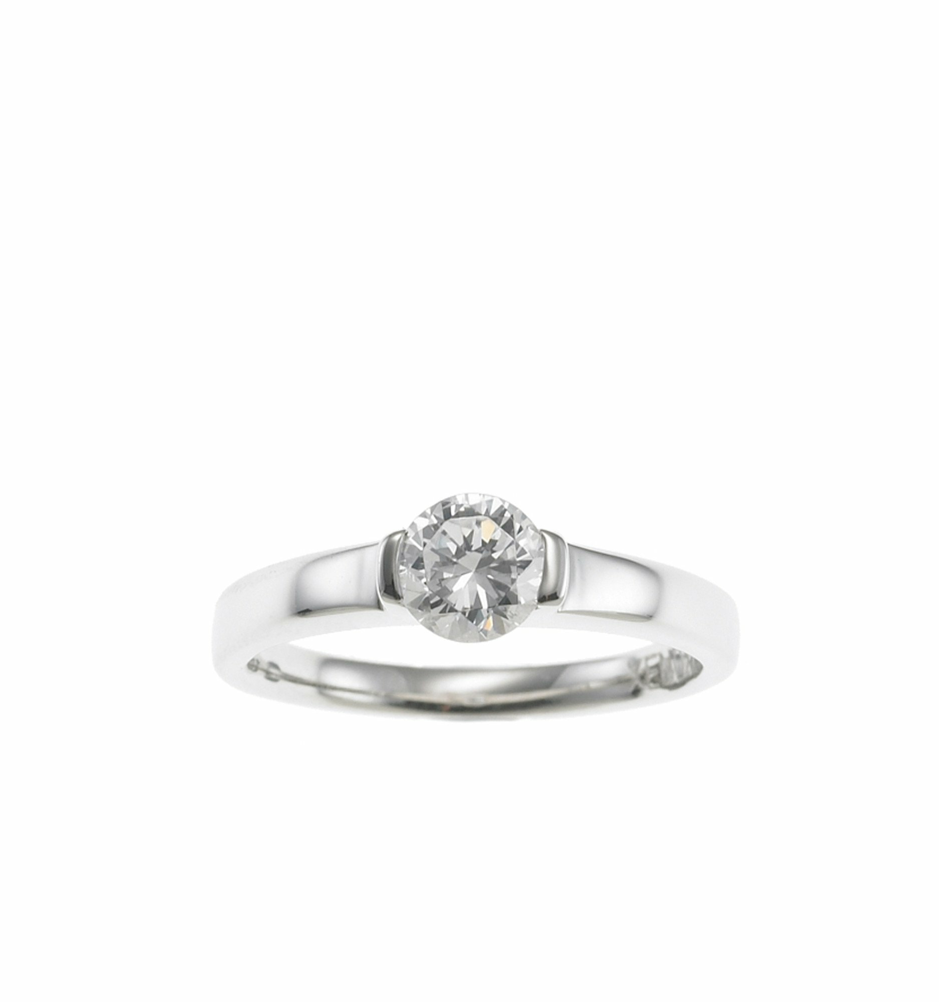 Xenox Damen Ring Solitaire (Silber) – Bild 3