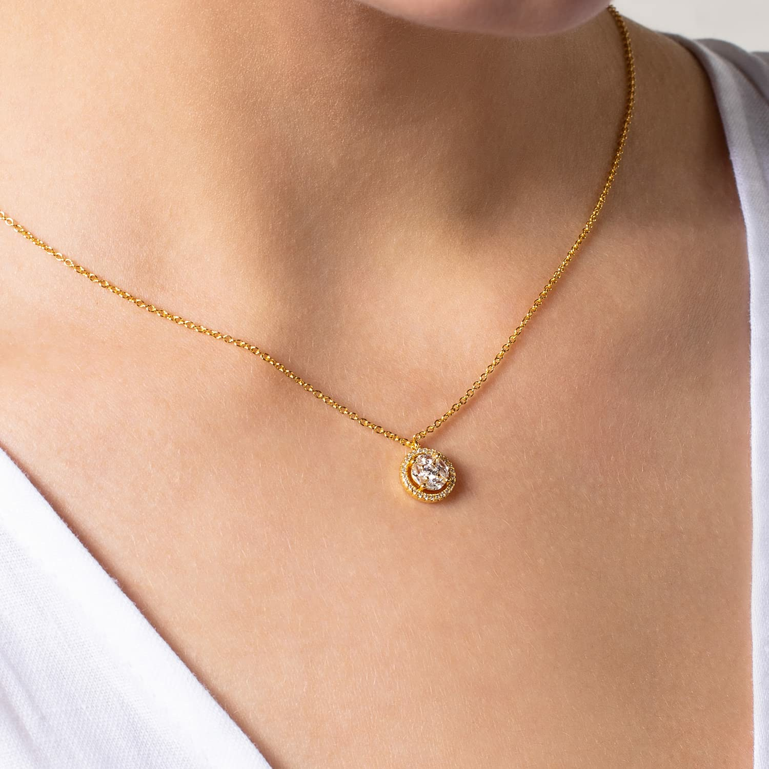 Xenox Damen 925 Sterling Silber Halskette XS7065G Xenox Damen 925 Sterling Silber Halskette XS7065G