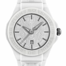 Philipp Plein Unisex Uhr New Fearless PSHDA0324 Weiß Kunststoff 46 mm Philipp Plein Unisex Uhr New Fearless PSHDA0324 Weiß Kunststoff 46 mm