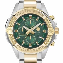 Philipp Plein Herren Chronograph The $kull PWWFA0525 Edelstahl / Two-Tone 44 mm Philipp Plein Herren Chronograph The $kull PWWFA0525 Edelstahl / Two-Tone 44 mm