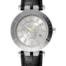 Versace Herren Armbanduhr V-RACE 43 mm Armband Leder VE2B001 21 Versace Herren Armbanduhr V-RACE 43 mm Armband Leder VE2B001 21