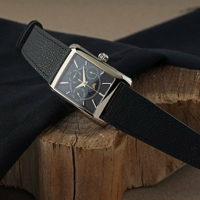 Frederique Constant Classics FC-265N4C6 Carree Calander Moonphase Uhr – Bild 3