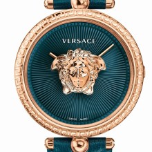 Versace Damen Armbanduhr PALAZZO 34MM D/TEAL S/TEAL 5N VECQ003 18 Versace Damen Armbanduhr PALAZZO 34MM D/TEAL S/TEAL 5N VECQ003 18
