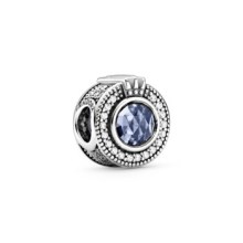 Pandora Moments Damen Anhänger blauer Crown Charm mit Zirkonia Silber 799058C01 Pandora Moments Damen Anhänger blauer Crown Charm mit Zirkonia Silber 799058C01