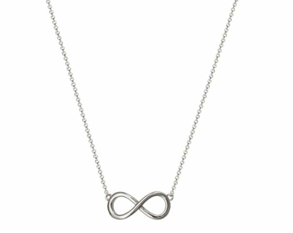 XENOX Collier Infinity aus 925/- Sterlingsilber IP-vergoldet gelb – Bild 2