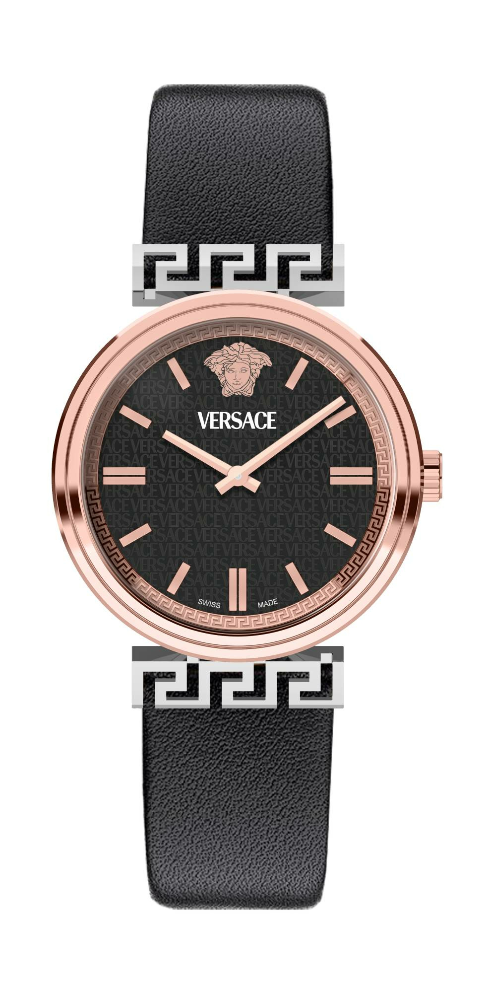 Versace Damen Armbanduhr MYTHOS VETCA schwarz rosegold VETCA0224 Versace Damen Armbanduhr MYTHOS VETCA schwarz rosegold VETCA0224