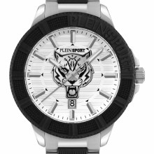 Plein Sport Herren Uhr CITY RUSH PSAEA0624 Edelstahl Zwei‑Ton 45 mm Plein Sport Herren Uhr CITY RUSH PSAEA0624 Edelstahl Zwei‑Ton 45 mm