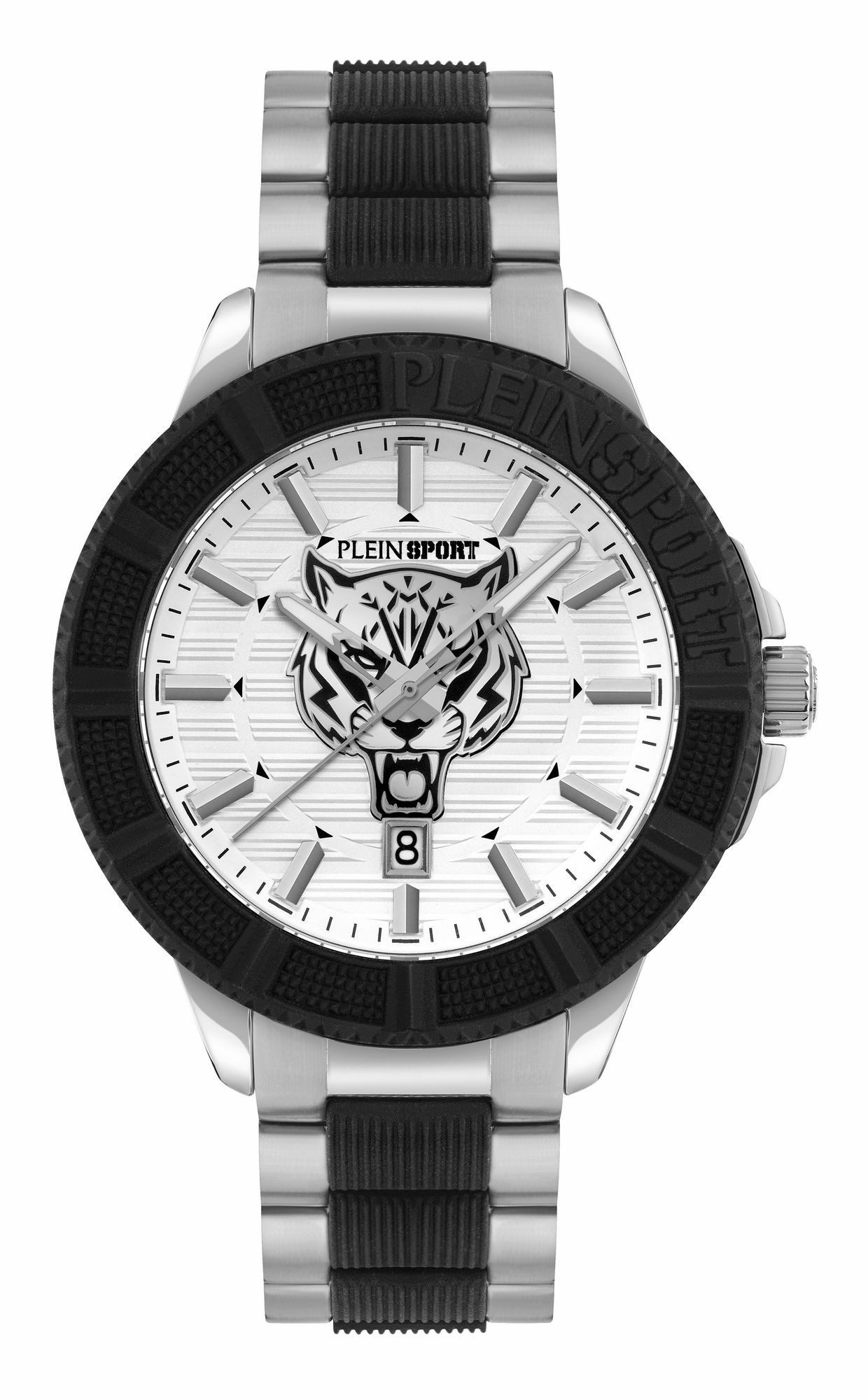 Plein Sport Herren Uhr CITY RUSH PSAEA0624 Edelstahl Zwei‑Ton 45 mm Plein Sport Herren Uhr CITY RUSH PSAEA0624 Edelstahl Zwei‑Ton 45 mm
