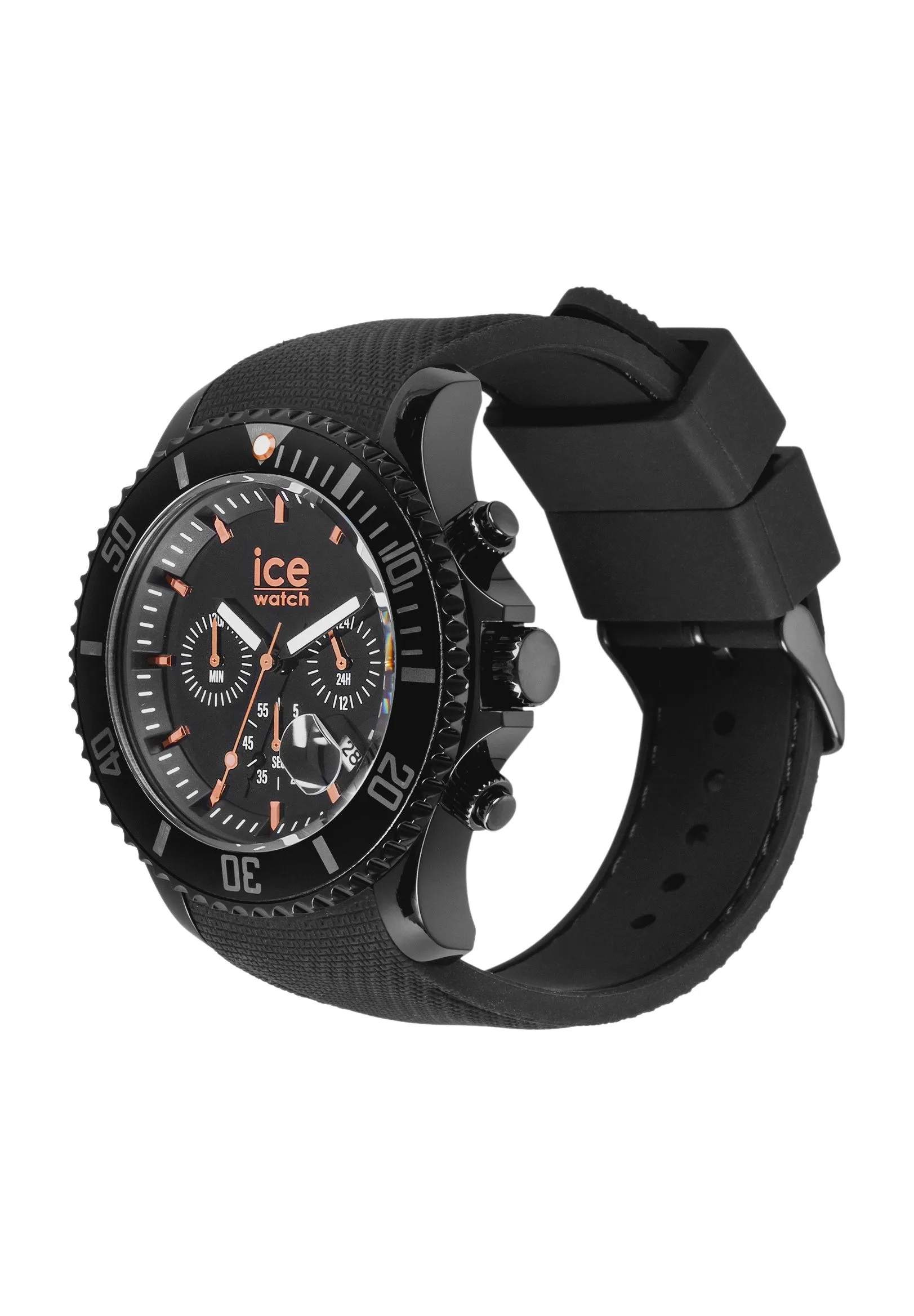 Ice-Watch Armbanduhr ICE chrono - Black Rose-Gold - Large - CH 020620 Ice-Watch Armbanduhr ICE chrono - Black Rose-Gold - Large - CH 020620