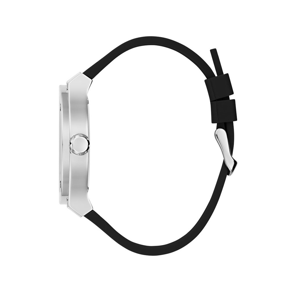 Guess Herren Armbanduhr Multifunktion Jet schwarz, silber 45 mm GW0491G3 – Bild 3