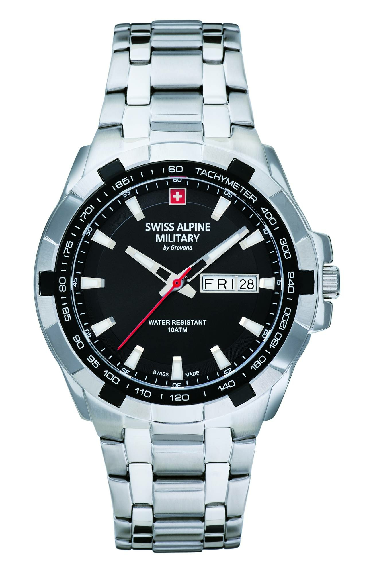 Swiss Alpine Military by Grovana Herren Armbanduhr Star Fighter 41 mm Armband Ed... Swiss Alpine Military by Grovana Herren Armbanduhr Star Fighter 41 mm Armband Ed...