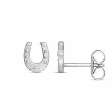 Mädchen Ohrstecker mit Hufeisen Silber 39.1001.R Mädchen Ohrstecker mit Hufeisen Silber 39.1001.R